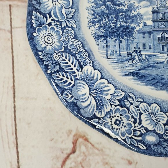 Liberty Blue Original Independence Hall Plate - Picture 5 of 11